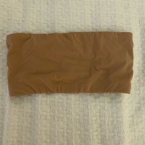 Skims Fits Everybody Bandeau Bra in Ochre